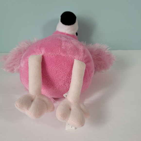 Pink Flamingo Plush The Petting Zoo 12" inch 2017 shelf sitting Stuffed Animal - Picture 8 of 12